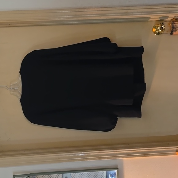 J Jill split vneck 3/4  sleeve flowy polyester tunic NWT - Picture 4 of 4